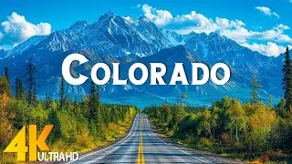 FLYING OVER COLORADO (4K UHD) - Amazing Beautiful Nature Scenery With Inspiring Cinematic Music