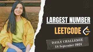 179. Largest Number | Leetcode Daily (POTD) 18 Sep 2024 | Medium | Java | Hindi | Sorting