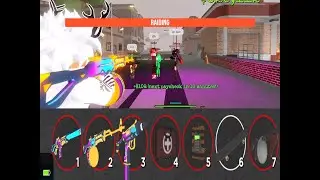 Raiding in Roblox Ohio With The Cyberpunk Pack