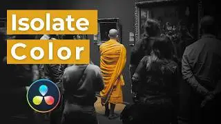 Isolate Color of any Object│Davinci Resolve