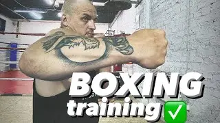 Boxing Training at home./ Power Punch Training.