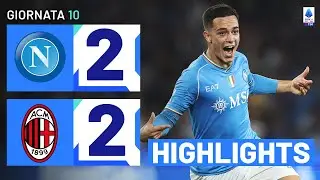 NAPOLI-MILAN 2-2 | HIGHLIGHTS | 10ª GIORNATA | SERIE A TIM 2023/24