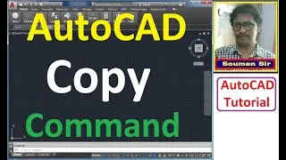 AutoCAD Copy Command  || How to Copy a Object in AutoCAD || AutoCAD Tutorial