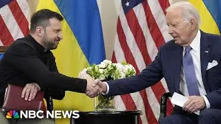 Biden announces new Ukraine aid package during Zelenskyy meeting in Paris