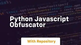 python javascript obfuscator
