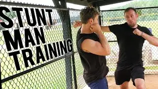 Summer Stunt Man Training (Fights, Parkour, Flips)