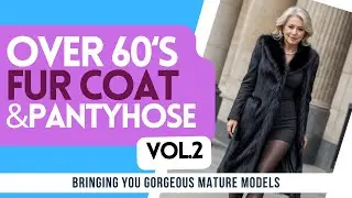 Black pantyhose and fur coat Vol.2 - Over 60s special!