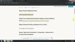 Maven Setup || Install Maven and set environment path
