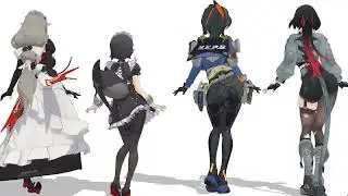 [MMD ZZZ] Ghost Dance (Jane Doe Zhu Yuan Rina Build Ellen Joe)