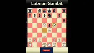 Latvian Gambit Chess Trap4 | Learn Chess Trap in 30 Seconds | Checkmate