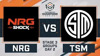 OWCS NA Stage 3 - Groups Day 2 | NRG Shock v TSM