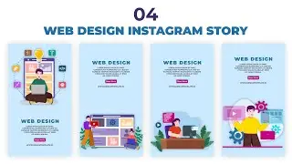 Web Design Instagram Story After Effects Templates | Download Premium Design Templates of AE, Pr