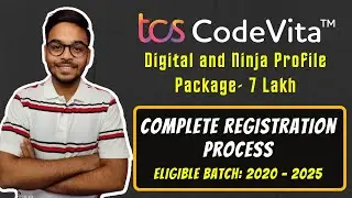 🔴 TCS CODEVITA 2021 | Registration Process | Package upto 7 LPA | Digital and Ninja Profile