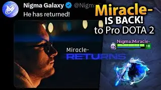 MIRACLE is finally BACK to PRO DOTA scene as Carry and this is how he plays