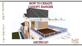 HOW TO CREATE CANOPY HANGER IN ARCHICAD  