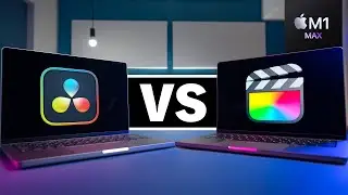 DaVinci Resolve vs Final Cut Pro - Which is FASTER on M1 MAX MacBook Pro?