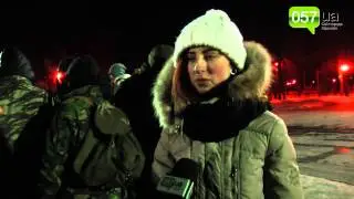 В Харькове мирное шествие евромайдановцев закончилось «убийством»