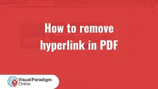 How to Remove Hyperlink in PDF