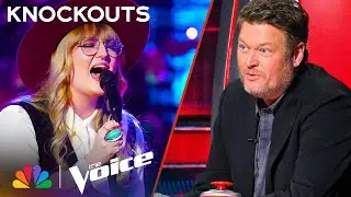 Kylee Daynes Stunning Performance of Eric Carmens All By Myself | The Voice Knockouts | NBC