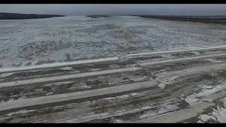Андра. (Переправа). Лёд тронулся