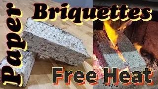 Paper Briquettes - Free Heat