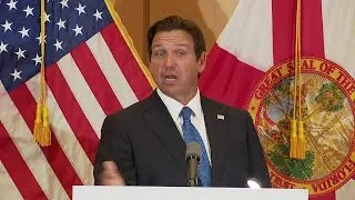 Gov. DeSantis talks about nursing education at news conference in Daytona Beach