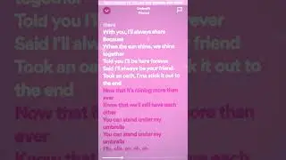 Rihanna - Umbrella (Lyrics)