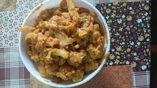 pepper gobi curry/പെപ്പെർ ഗോബി കറി /Best combination for chappathy, parotta