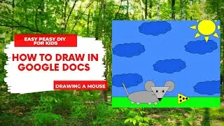 How To Draw A Mouse | Drawing with shapes in Google Docs