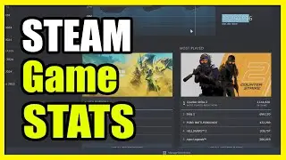 How to See the STEAM Stats & Most Played Games (Steam Tutorial)