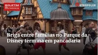 Briga entre famílias no Parque da Disney termina em pancadaria | Boletim Metrópoles