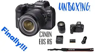 CANON EOS R6 unboxing