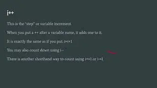 for loops in Java