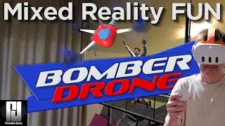 Bomber Drone VR is my new FAV Mixed Reality experience on Quest 3!