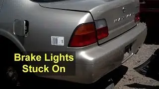 Brake lights on all the time, will not go out. - VOTD