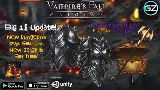 Vampires Fall: Origins - BIG 1.6 UPDATE - New Dungeons, PvP Seasons, New 25 Skills and more!