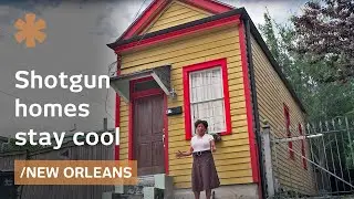 Big Easys shotgun: cross-ventilated narrow houses stay cool