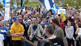 BBC anti-independence bias peaceful protest #2 : Caledonia