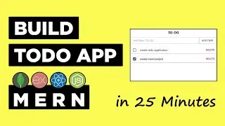 How to Build a TODO List App with React + Node.js  | MERN Stack