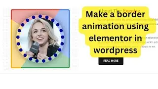 Elementor Animated Border with background effect | Elementor Pro Tutorial | Elementor Tip and Tricks