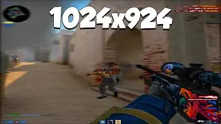 CS:GO : Resolution 1024x924
