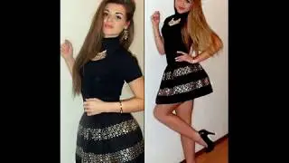 Красивые девушки, короткие юбки, чулки и высокие каблуки.Sexy Girls.4