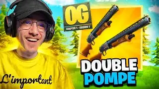 FAIRE TOP 1 aux DOUBLES POMPES sur FORTNITE OG CHAPITRE 1 !