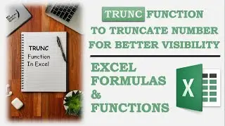 #shorts | TRUNC Function in Excel