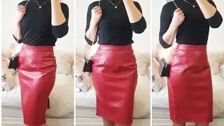 Mismerzing and wonderful collection of leather skirts for office wear