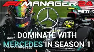 Hamiltons 8th Title? - How to Dominate with Mercedes - F1 Manager 24