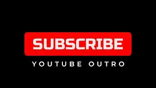 Outro Template for Youtube Free Download + No Copyright