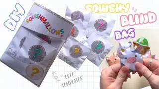 DIY Paper Squishmallows Mystery Blind Bag [FREE TEMPLATE]