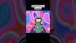 PLANKTON is a DEMON?! 🤯 #memes #mrkrabs #spongebobmemes #meme #rapper #rap #planktonspongebob