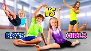 Girls VS Boys Team Yoga Challenge! With Anna McNulty